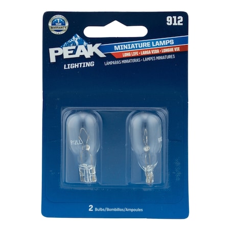 Peak Mini Automotive Bulb T5 912LL-BPP